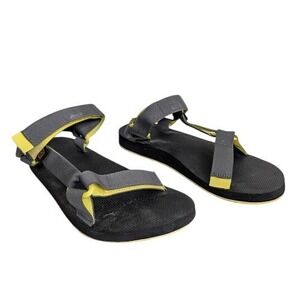 Teva Original Universal Ziggy Black Sandals Mens Size 10 Yellow Gray Outdoors